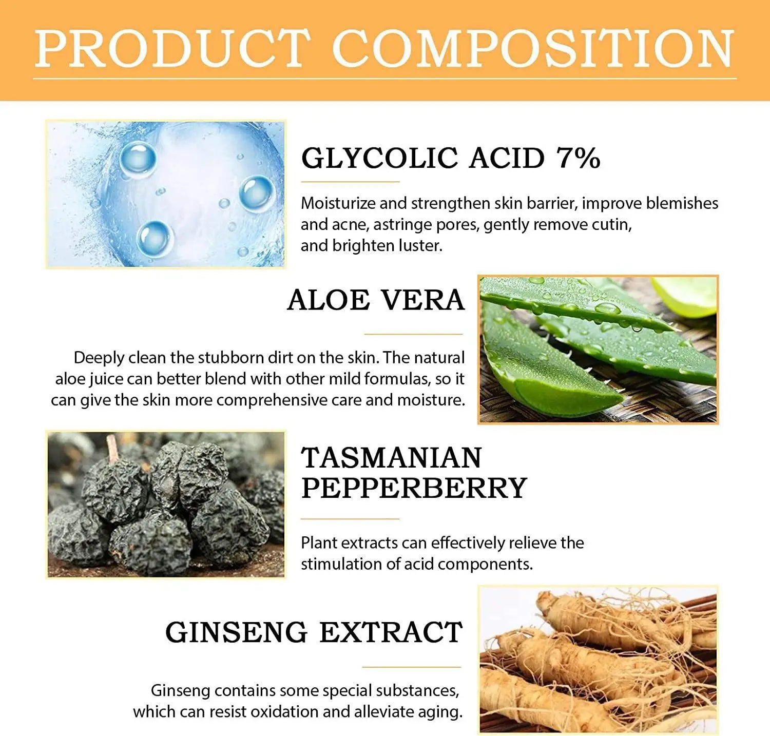 7% Glycolic Acid Toning Solution (100ml) - Rejuvenating Exfoliating Toner for Acne