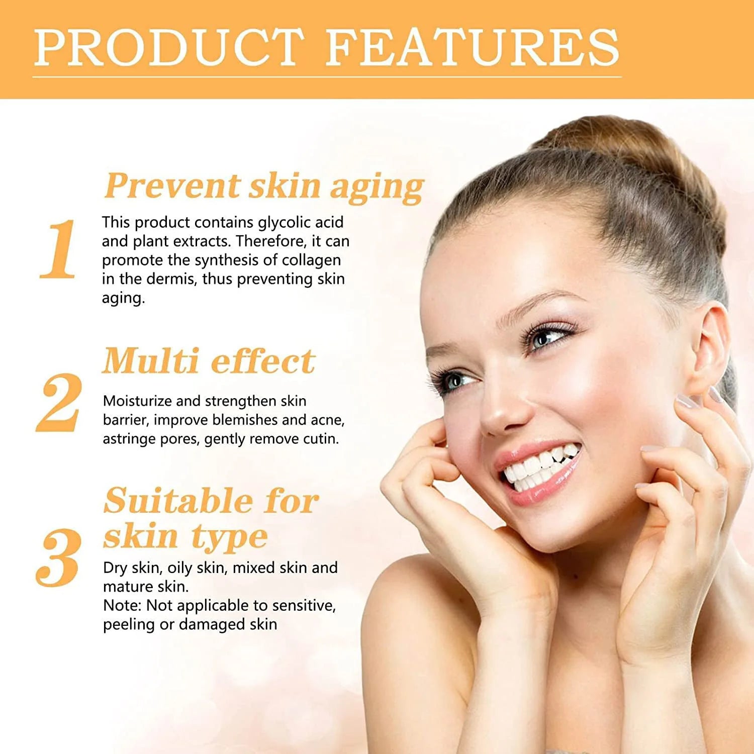 7% Glycolic Acid Toning Solution (100ml) - Rejuvenating Exfoliating Toner for Acne