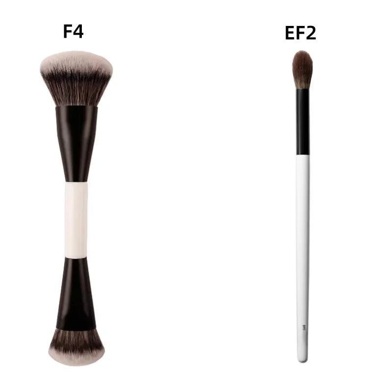 F Four (2 in 1) Dual-Ended Makeup Brush | Foundation, Concealer, Bronzer, Blush & Eyeshadow