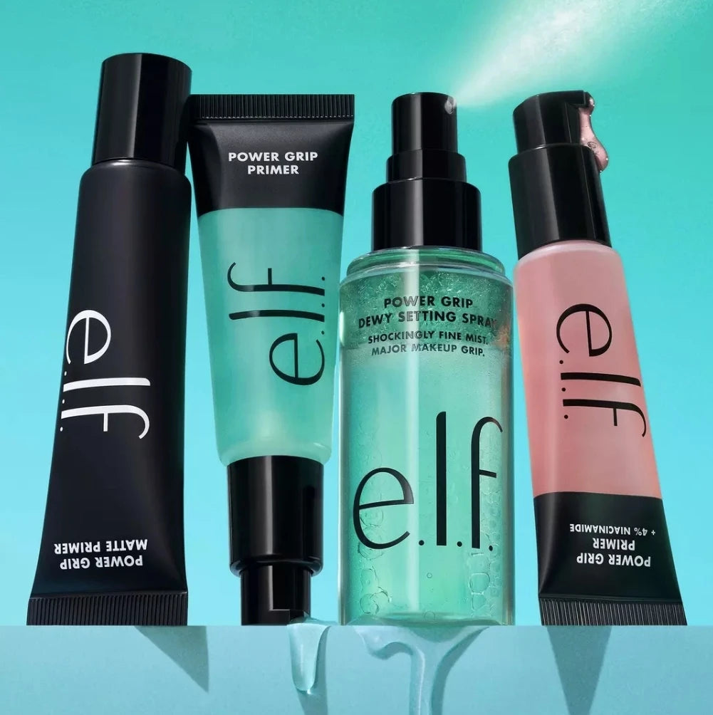 E.L.F. Power Grip Style Face Primer – Gel-Based Long-Lasting Makeup Base