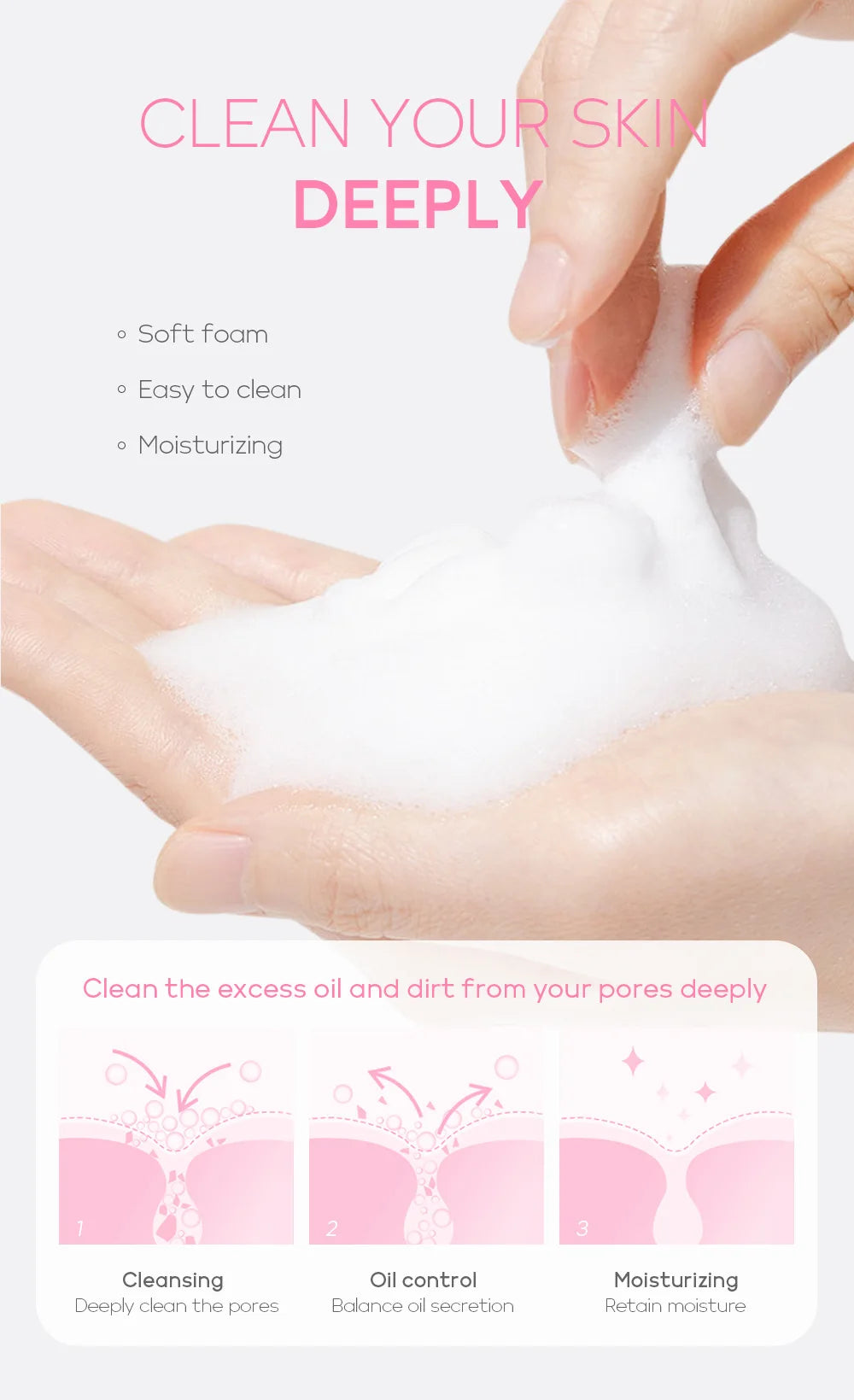 Vitamin C & Cherry Blossom Face Wash | Hydrating & Blackhead Care