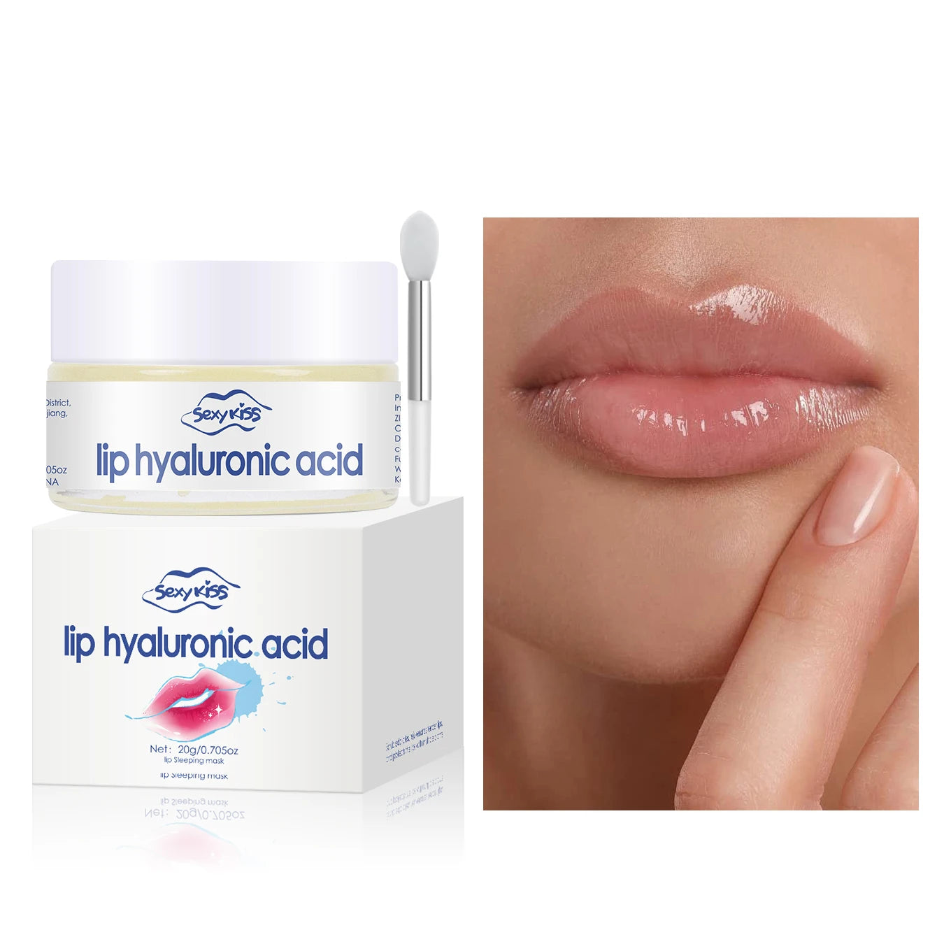 Hyaluronic Acid & Collagen Lip Sleeping Mask (20g) - Deep Hydrating