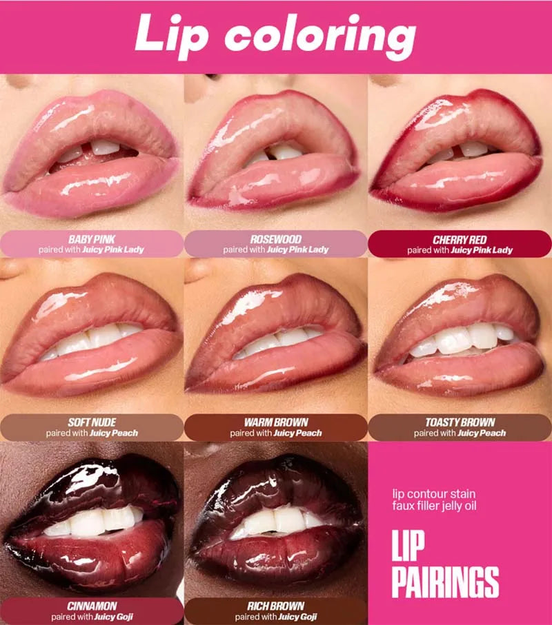 Waterproof Matte Lip Liner Pencil - Long-Lasting Velvet Lip Contour Pen