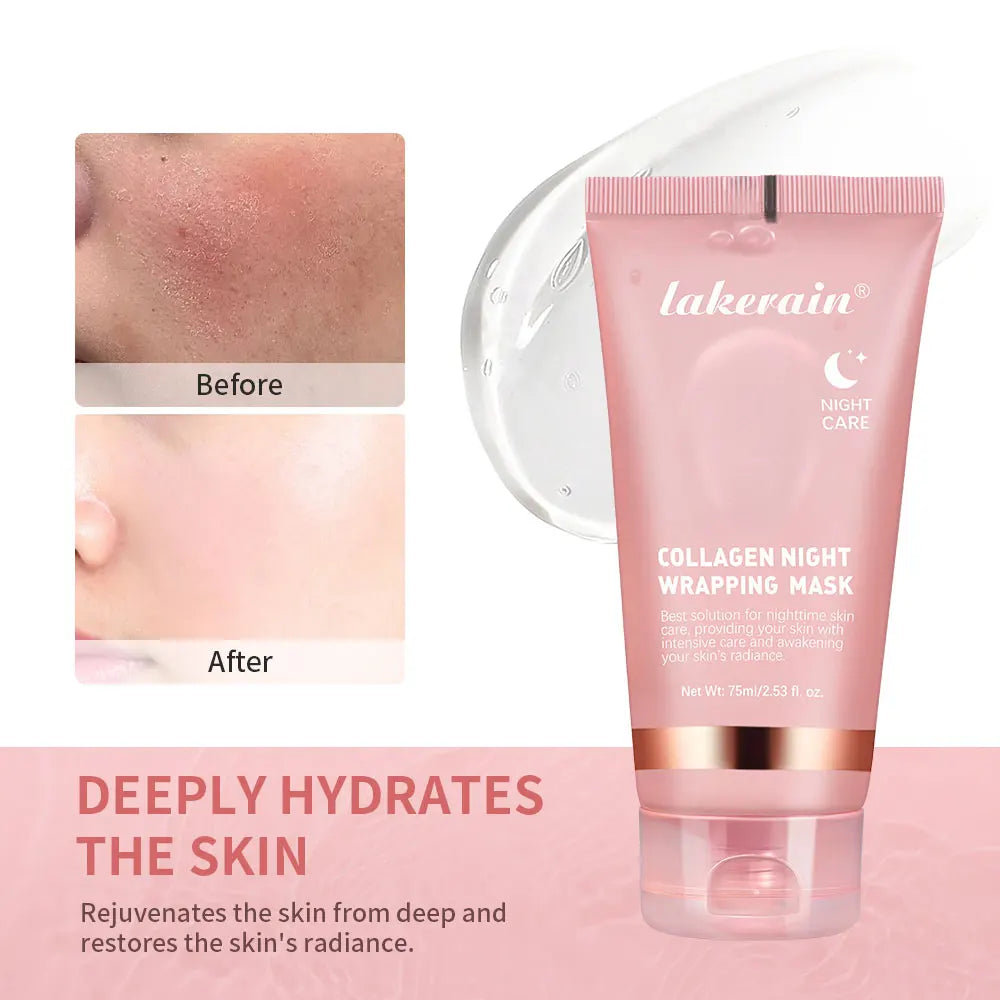 Korean Bio-Collagen Overnight Peel-Off Mask | Lifting & Anti-Wrinkle