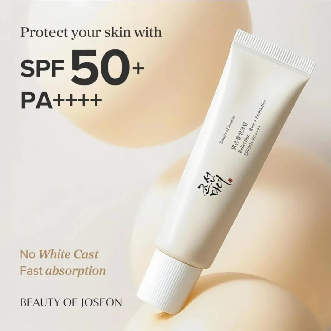 Beauty of Joseon SPF50+ Korean Sunscreen - Rice & Probiotics (50ml)