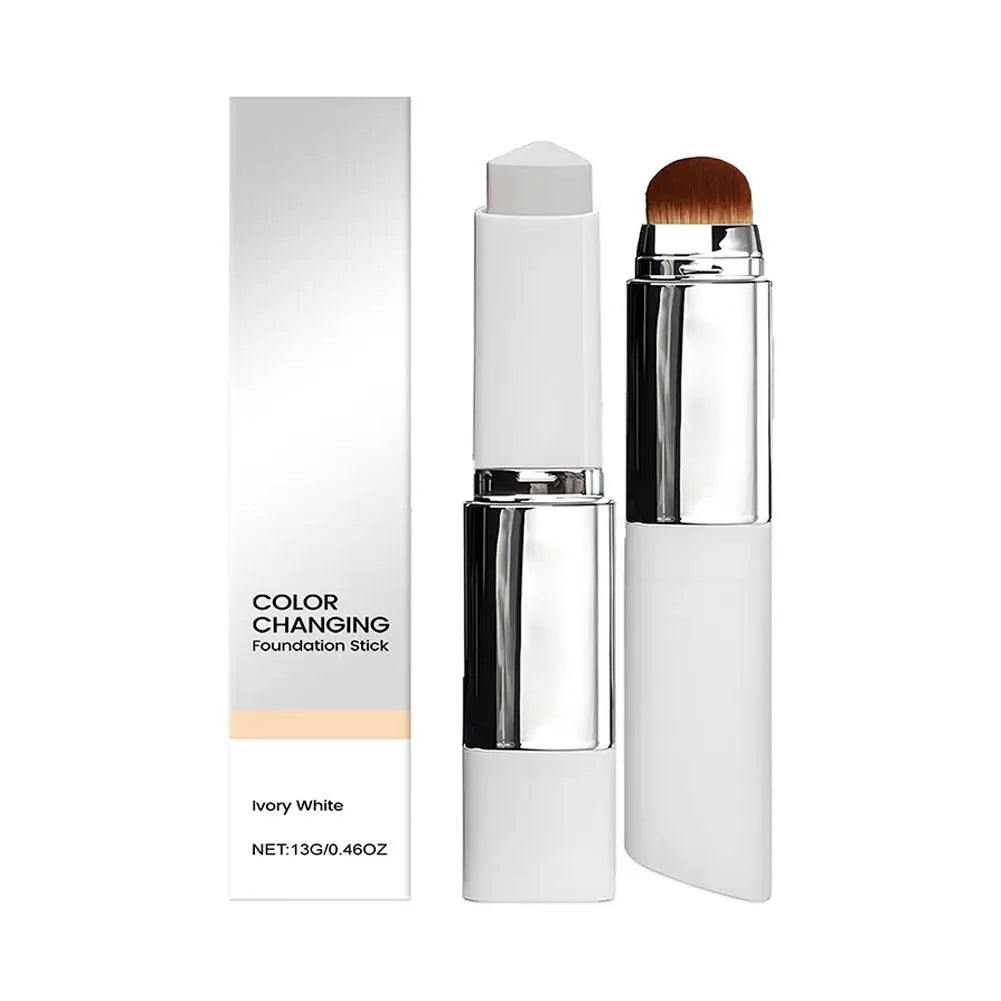 Self-Adjusting Color Changing Foundation Stick - 2-in-1 Hydrating & Brightening Base
