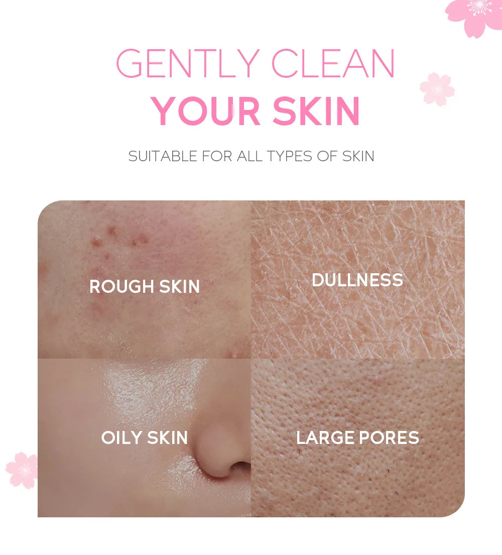 Vitamin C & Cherry Blossom Face Wash | Hydrating & Blackhead Care