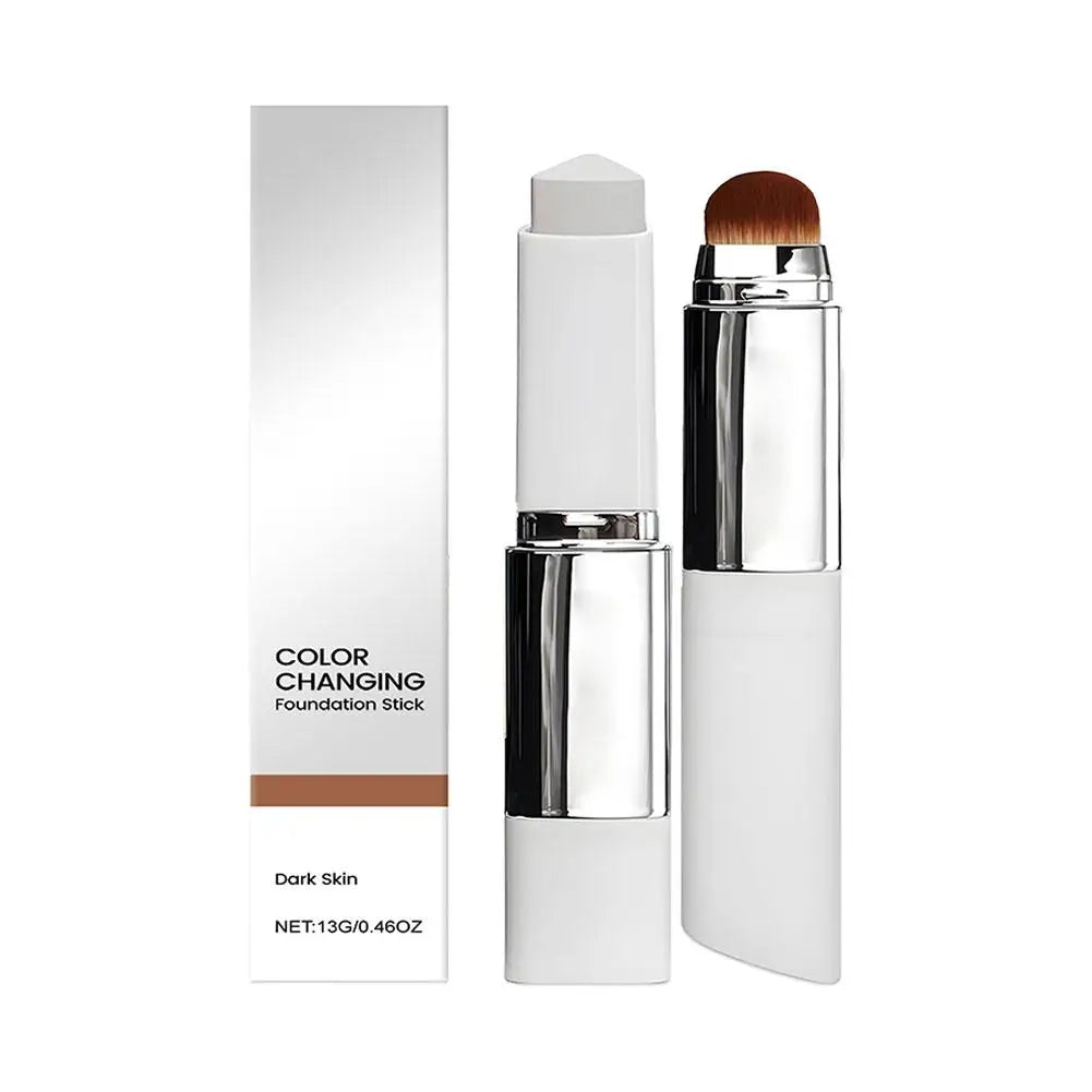 Self-Adjusting Color Changing Foundation Stick - 2-in-1 Hydrating & Brightening Base