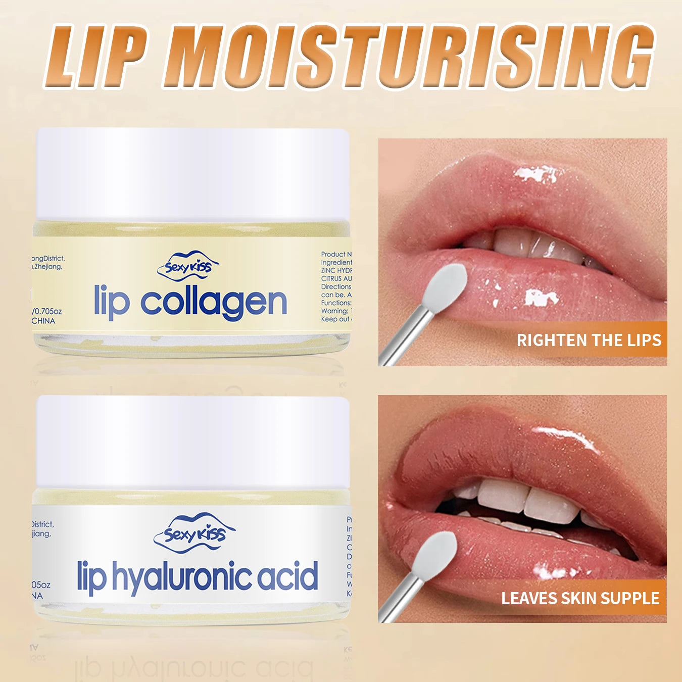 Hyaluronic Acid & Collagen Lip Sleeping Mask (20g) - Deep Hydrating