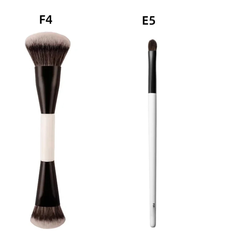 F Four (2 in 1) Dual-Ended Makeup Brush | Foundation, Concealer, Bronzer, Blush & Eyeshadow