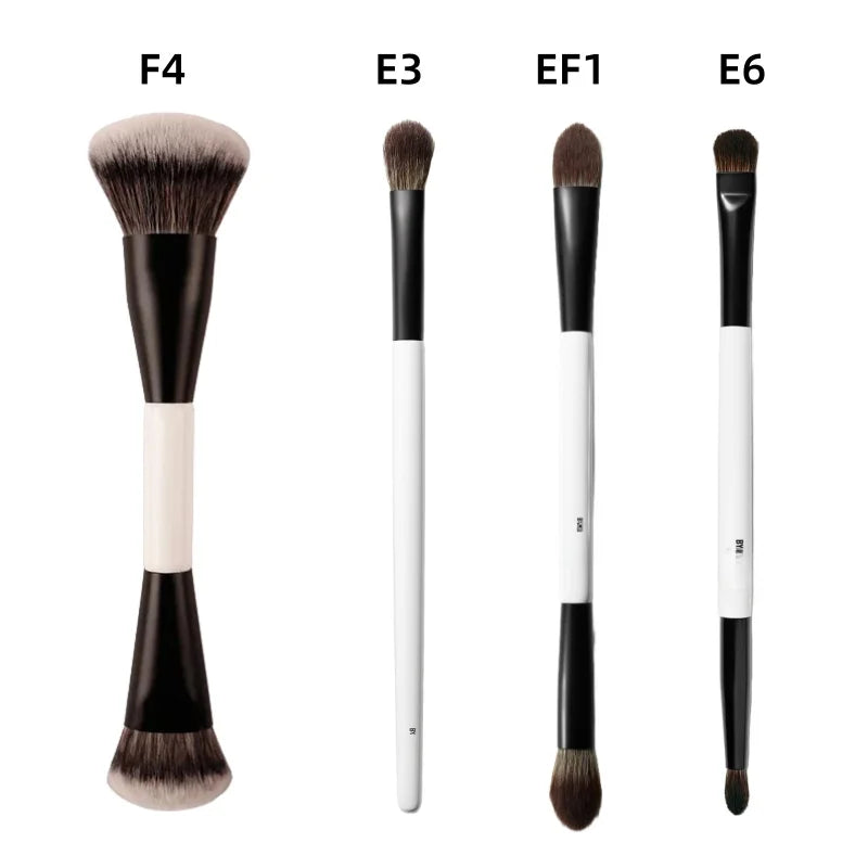 F Four (2 in 1) Dual-Ended Makeup Brush | Foundation, Concealer, Bronzer, Blush & Eyeshadow