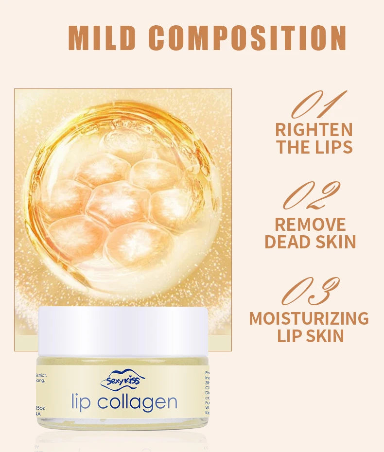 Hyaluronic Acid & Collagen Lip Sleeping Mask (20g) - Deep Hydrating