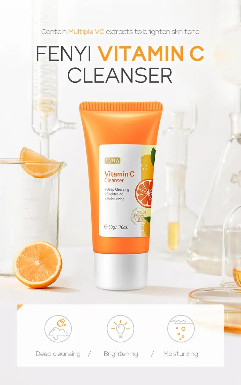 Vitamin C & Cherry Blossom Face Wash | Hydrating & Blackhead Care