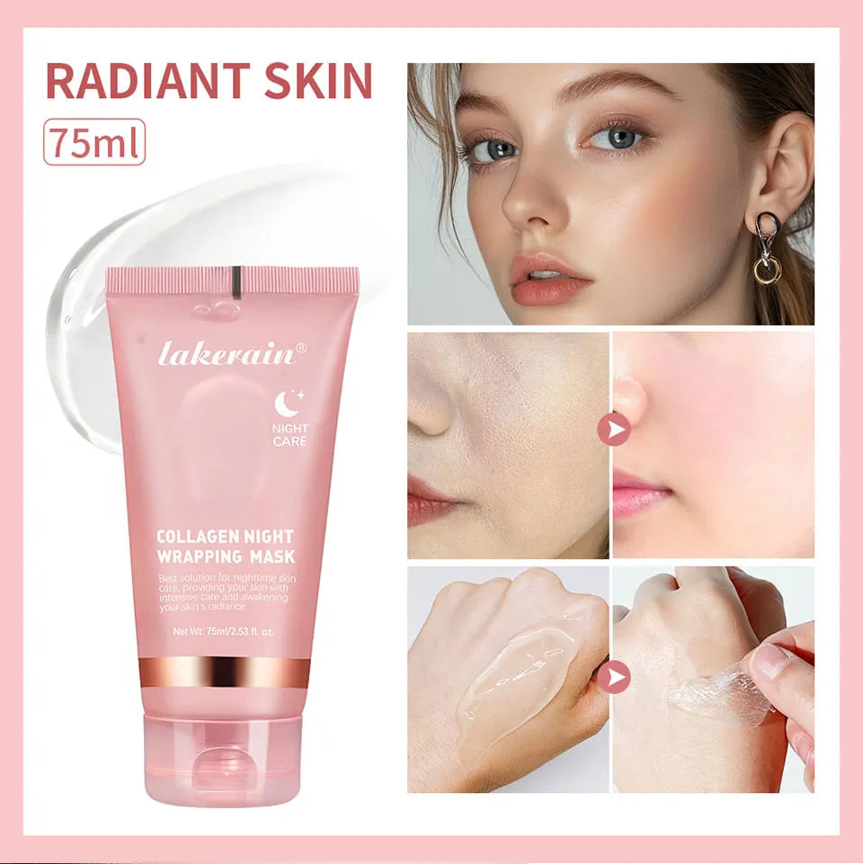 Korean Bio-Collagen Overnight Peel-Off Mask | Lifting & Anti-Wrinkle