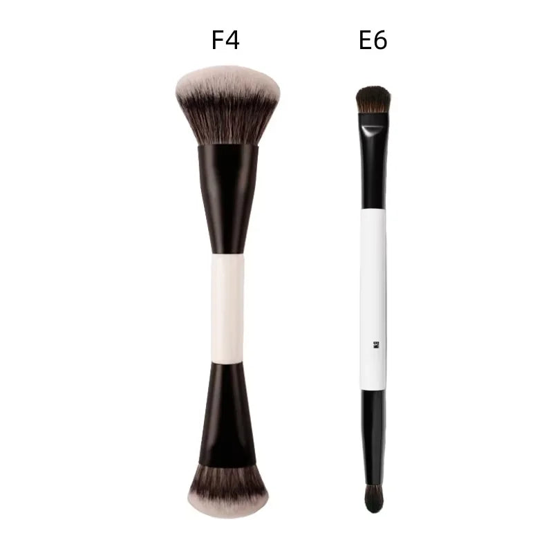 F Four (2 in 1) Dual-Ended Makeup Brush | Foundation, Concealer, Bronzer, Blush & Eyeshadow