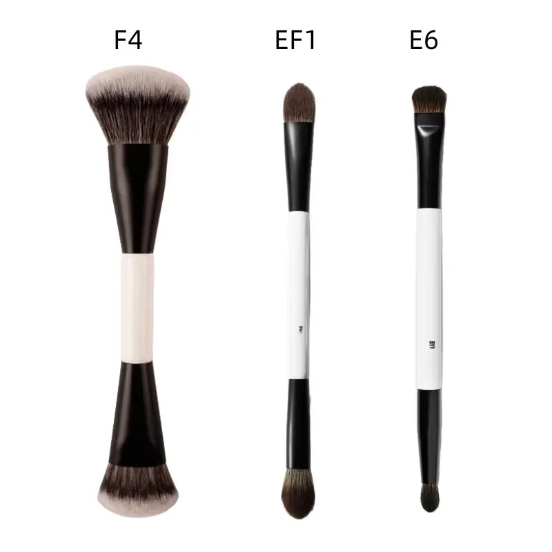 F Four (2 in 1) Dual-Ended Makeup Brush | Foundation, Concealer, Bronzer, Blush & Eyeshadow