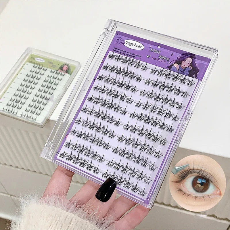 Gege Bear Glue-Free False Eyelashes - Natural Self-Adhesive Lashes