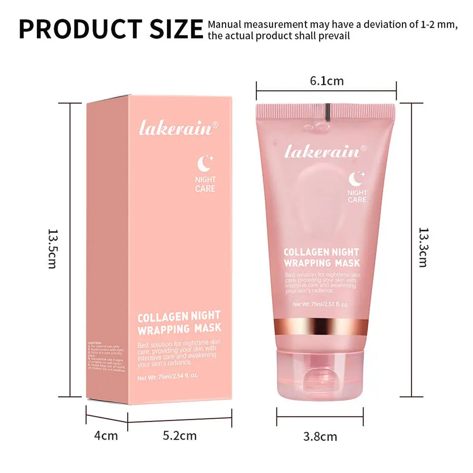 Korean Bio-Collagen Overnight Peel-Off Mask | Lifting & Anti-Wrinkle