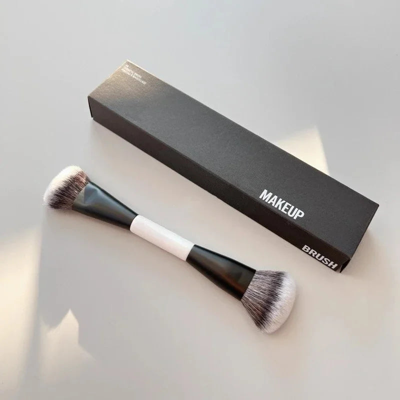 F Four (2 in 1) Dual-Ended Makeup Brush | Foundation, Concealer, Bronzer, Blush & Eyeshadow