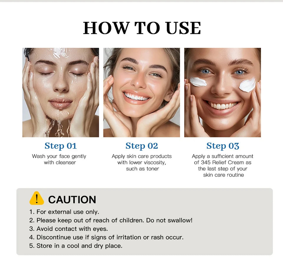 345 Relief Cream: Anti-Oxidant, Brightening & Acne Mark Care
