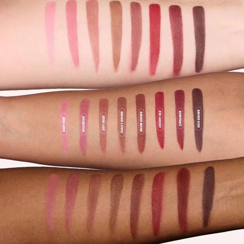 Waterproof Matte Lip Liner Pencil - Long-Lasting Velvet Lip Contour Pen
