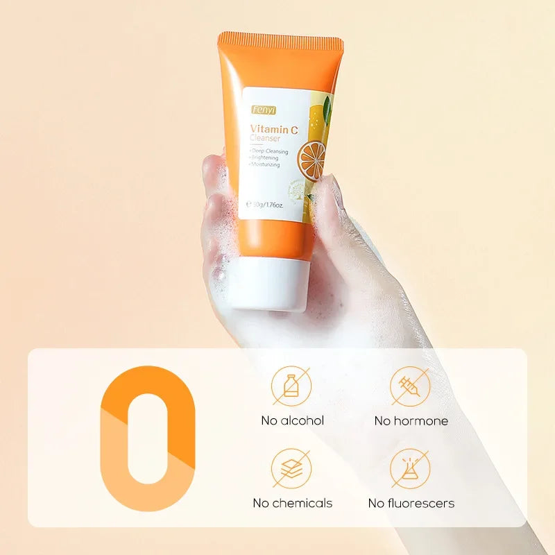Vitamin C & Cherry Blossom Face Wash | Hydrating & Blackhead Care
