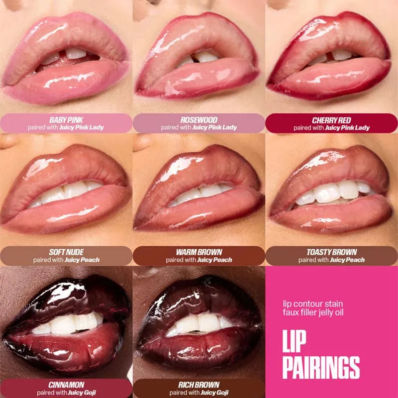 Waterproof Matte Lip Liner Pencil - Long-Lasting Velvet Lip Contour Pen