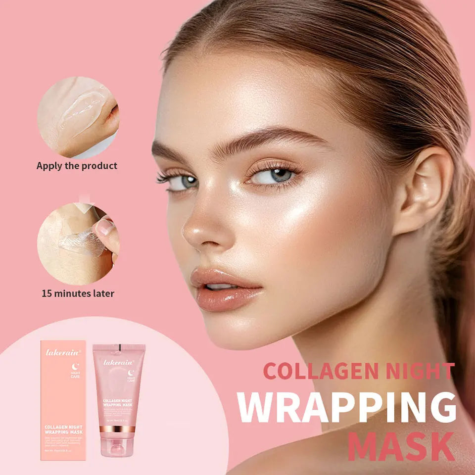 Korean Bio-Collagen Overnight Peel-Off Mask | Lifting & Anti-Wrinkle