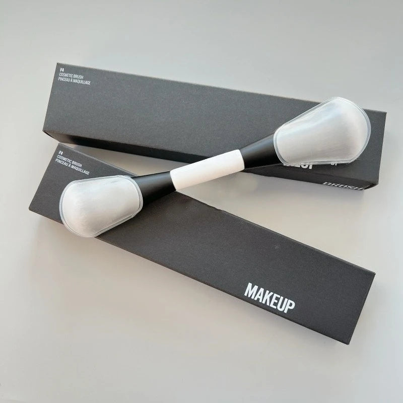 F Four (2 in 1) Dual-Ended Makeup Brush | Foundation, Concealer, Bronzer, Blush & Eyeshadow