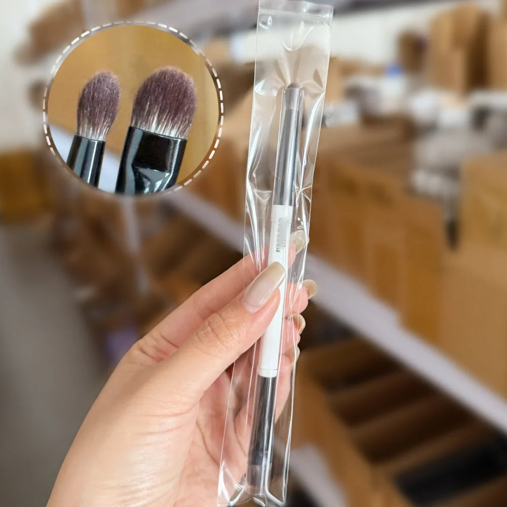 F Four (2 in 1) Dual-Ended Makeup Brush | Foundation, Concealer, Bronzer, Blush & Eyeshadow