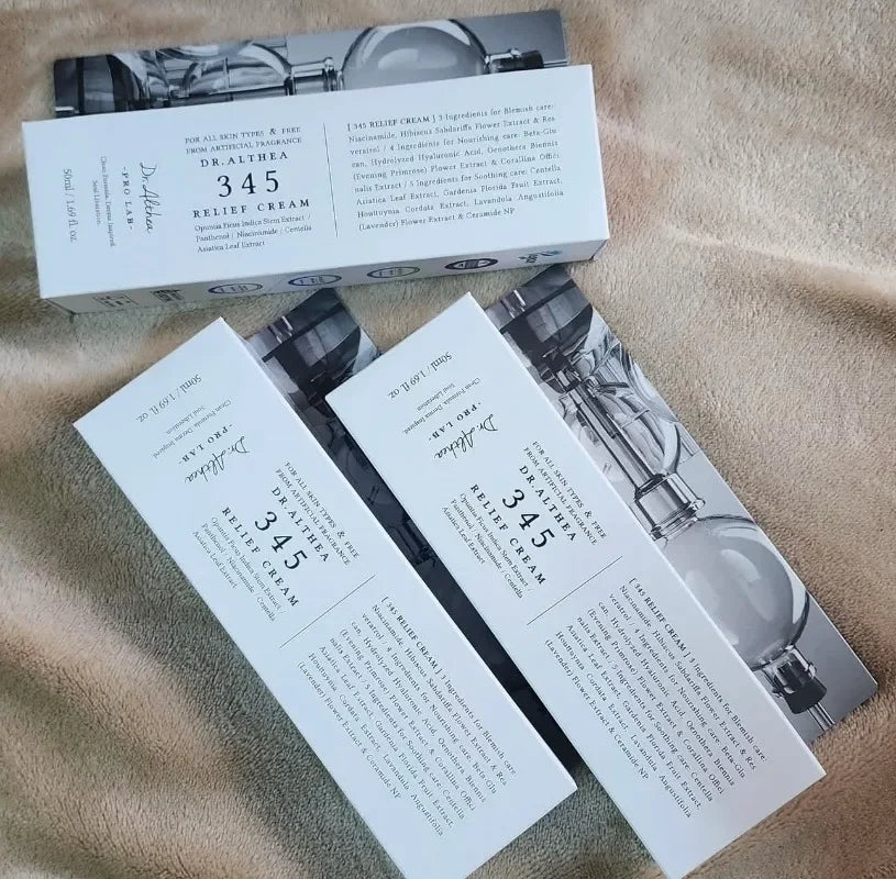 Dr. Althea 345 Whitening Skincare Collection | Whitening Cream, Barrier Cream, Jelly Mist & Moisturizing Spray (50ml, 60ml, 100ml)