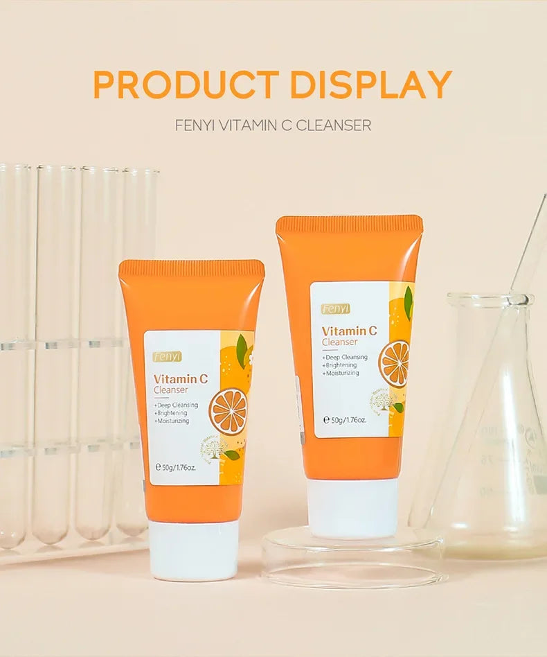 Vitamin C & Cherry Blossom Face Wash | Hydrating & Blackhead Care