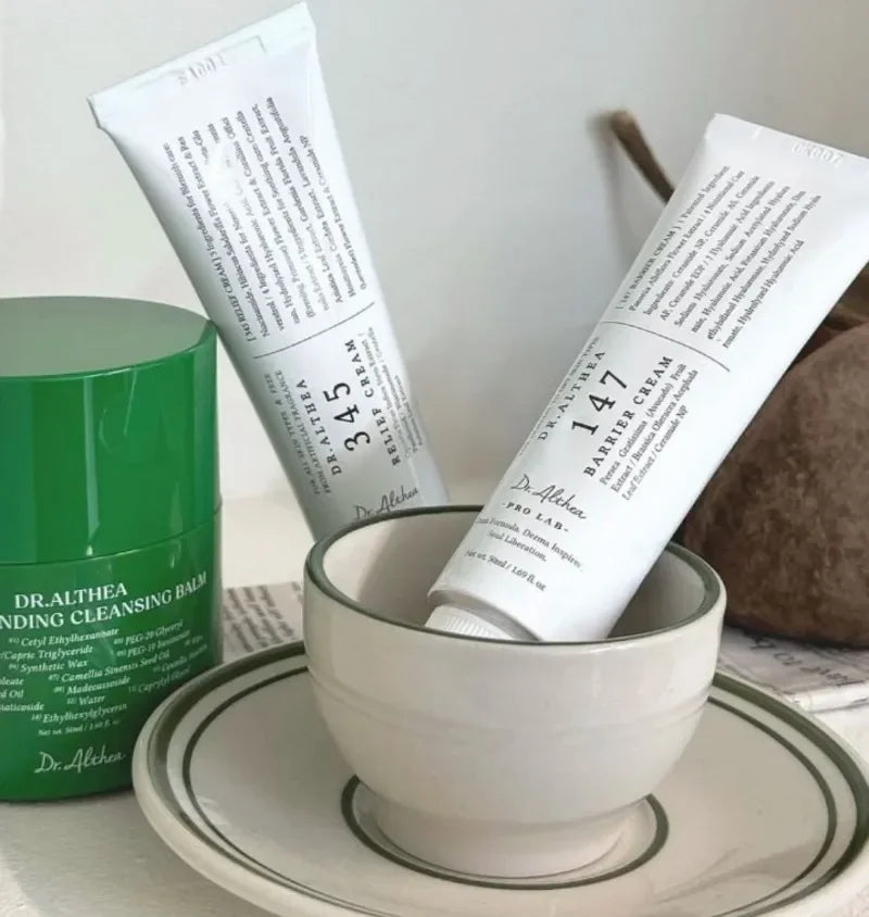 Dr. Althea 345 Whitening Skincare Collection | Whitening Cream, Barrier Cream, Jelly Mist & Moisturizing Spray (50ml, 60ml, 100ml)
