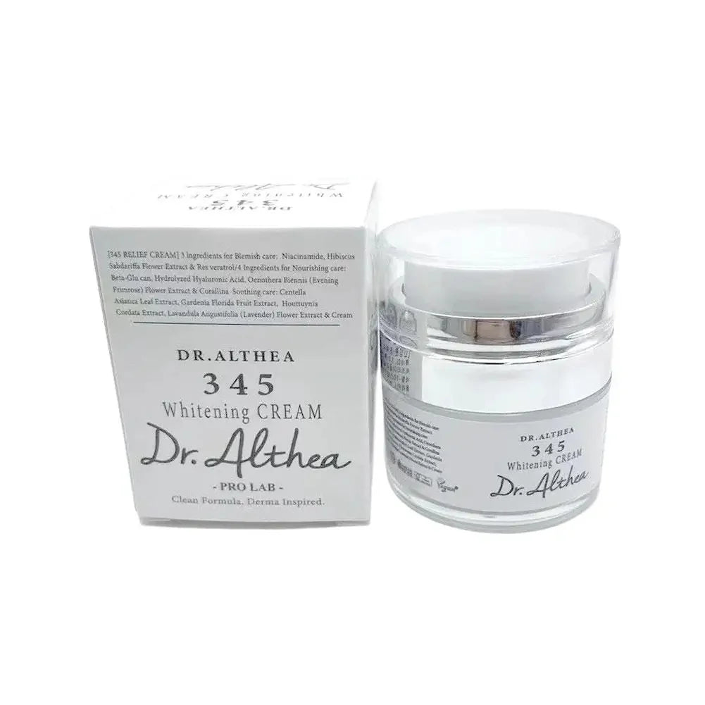 Dr. Althea 345 Whitening Skincare Collection | Whitening Cream, Barrier Cream, Jelly Mist & Moisturizing Spray (50ml, 60ml, 100ml)