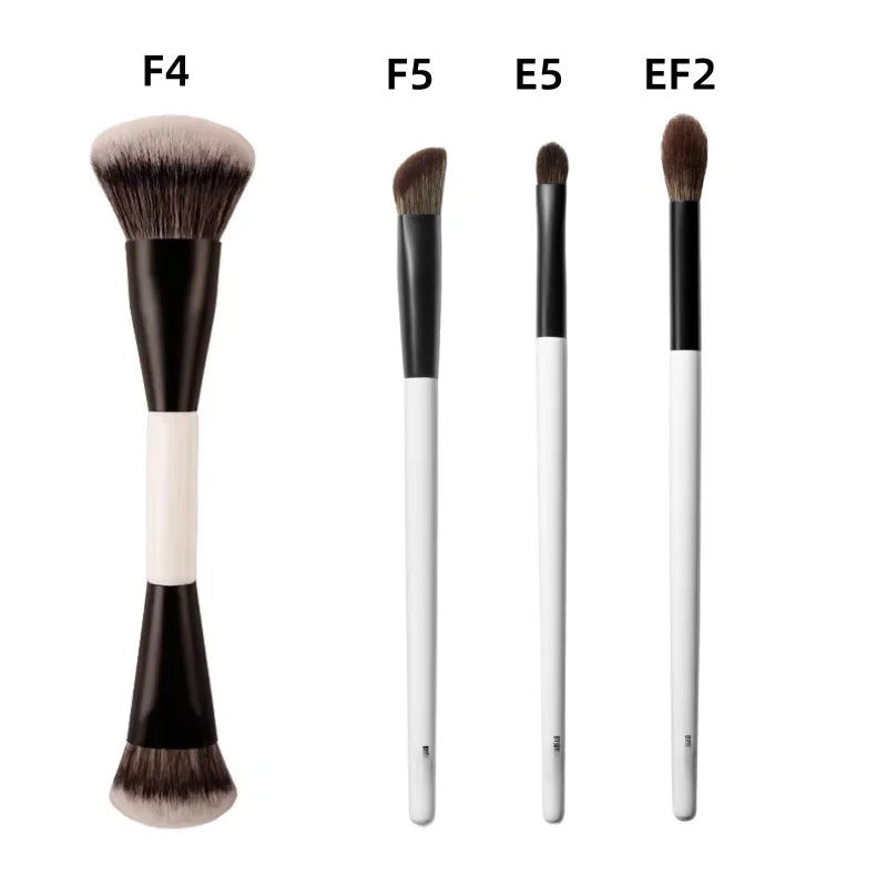 F Four (2 in 1) Dual-Ended Makeup Brush | Foundation, Concealer, Bronzer, Blush & Eyeshadow