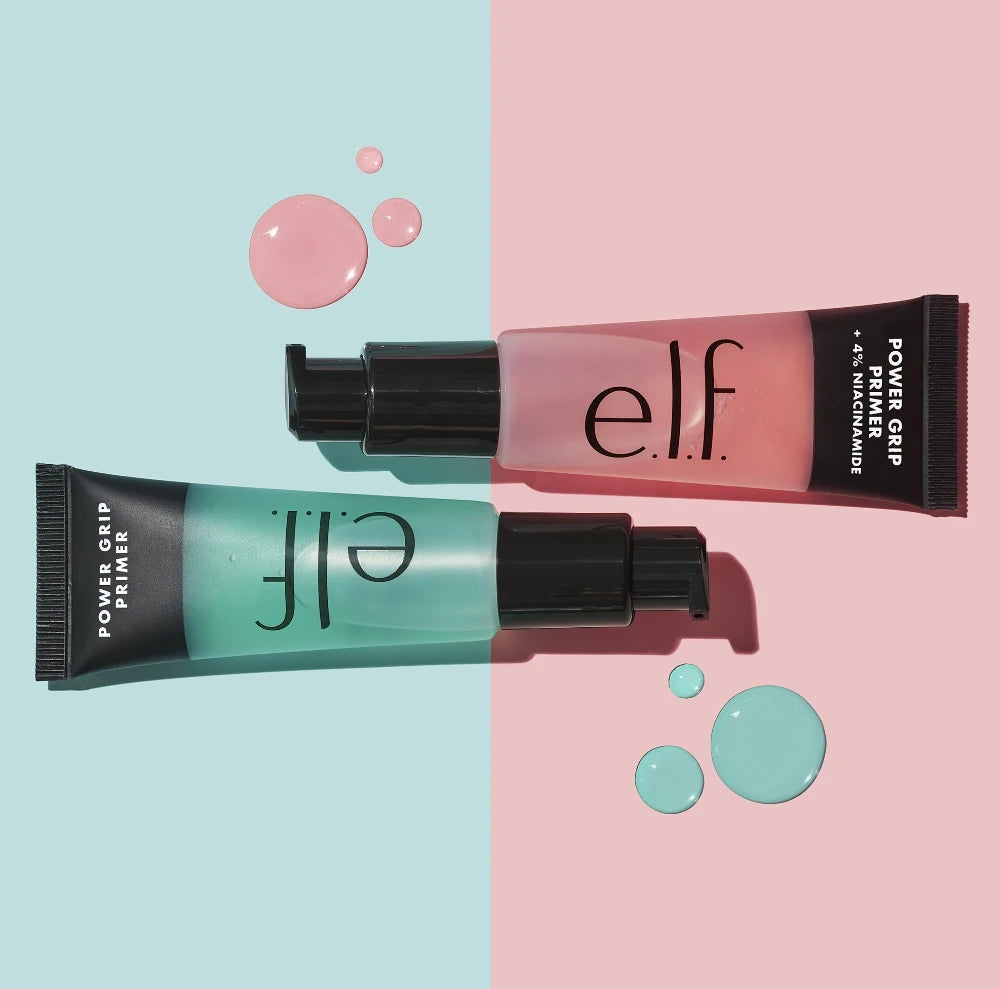 E.L.F. Power Grip Style Face Primer – Gel-Based Long-Lasting Makeup Base