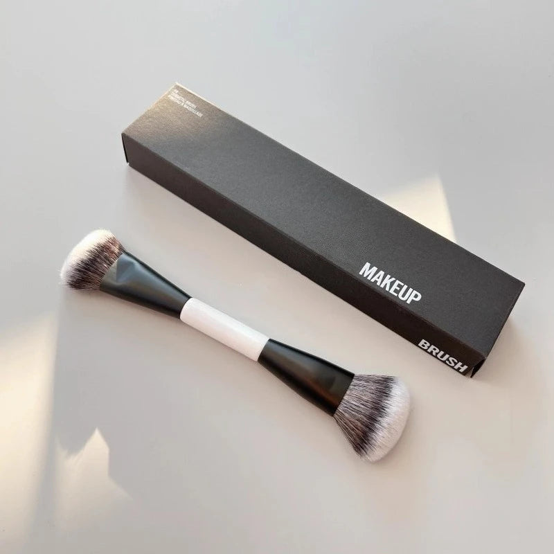 F Four (2 in 1) Dual-Ended Makeup Brush | Foundation, Concealer, Bronzer, Blush & Eyeshadow