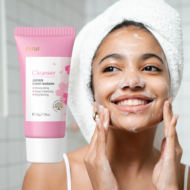 Vitamin C & Cherry Blossom Face Wash | Hydrating & Blackhead Care