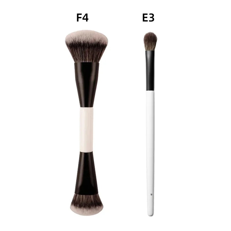 F Four (2 in 1) Dual-Ended Makeup Brush | Foundation, Concealer, Bronzer, Blush & Eyeshadow