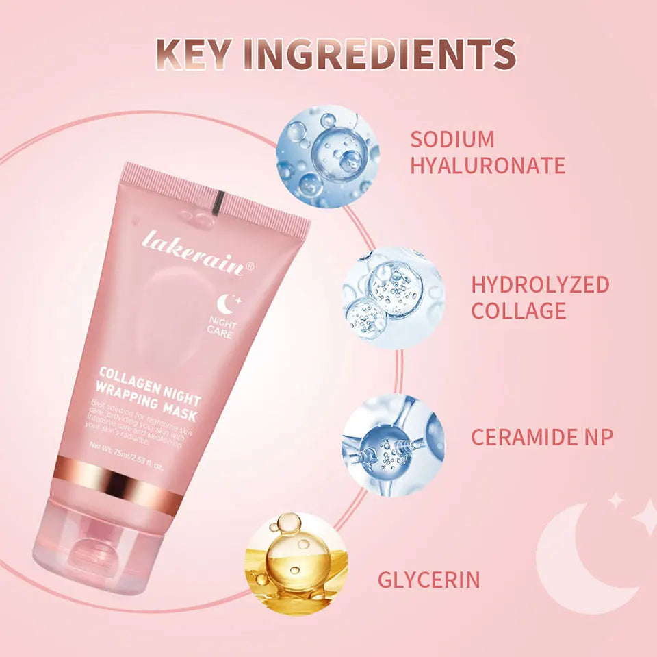 Korean Bio-Collagen Overnight Peel-Off Mask | Lifting & Anti-Wrinkle