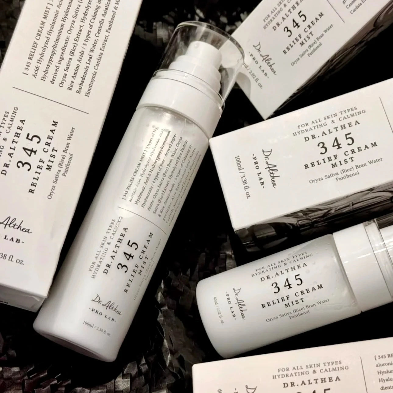 Dr. Althea 345 Whitening Skincare Collection | Whitening Cream, Barrier Cream, Jelly Mist & Moisturizing Spray (50ml, 60ml, 100ml)