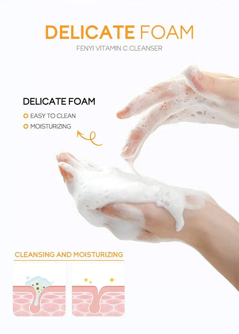Vitamin C & Cherry Blossom Face Wash | Hydrating & Blackhead Care